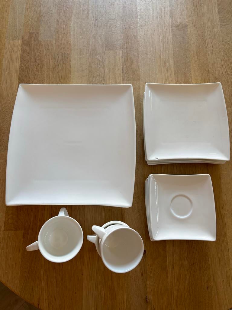 Maxwell Williams White Basics Servies, Huis en Inrichting, Keuken | Servies, Ophalen, Gebruikt, Effen, Porselein