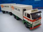Tekno - Scania 142 Combi '' G. Snel Transport '' 1:50, Ophalen of Verzenden, Zo goed als nieuw, Bus of Vrachtwagen, Tekno