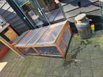 Konijnenhok konijnenren, Dieren en Toebehoren, Ophalen of Verzenden, 110 cm of meer, Hok, 90 cm of meer