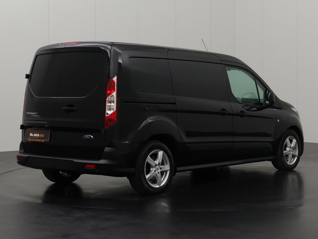 Ford Transit Connect Lang | 3-Zits | Kastinrichting | Naviga, Gebruikt, Zwart, 1648 kg, 1500 cc
