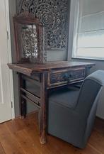 Oude Chinese wandtafel betaaltafel bureau sidetable oosters, Ophalen