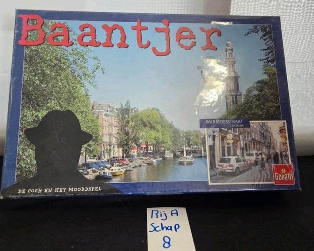 Baantjer: De Cock en het Moordspel - Bordspel, Postbus 208, 8000 AE Zwolle, Nederland, Gebruikt, Ophalen of Verzenden, Drie of vier spelers