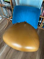 Leolux Pallone Fauteuils - Leder en Suède, Huis en Inrichting, Fauteuils, Ophalen, Gebruikt, Leer
