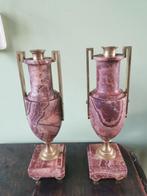 Twee art deco kandelaars mooi voor bij een klok, Antiek en Kunst, Ophalen