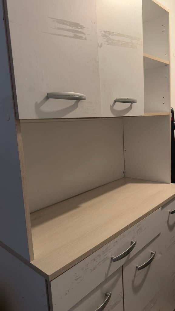 Keuken/ buffetkast 185x110x44, Huis en Inrichting, Kasten | Buffetkasten, Ophalen, Gebruikt, 100 tot 150 cm, Met lade(s)