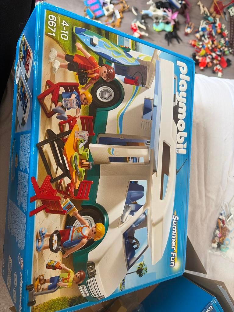 Playmobil Summer Fun Camper 6671 - Zo goed als nieuw, Ophalen of Verzenden, Zo goed als nieuw, Jongen of Meisje