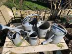 Zinken gieters en kannen, Ophalen, Gebruikt, Metaal