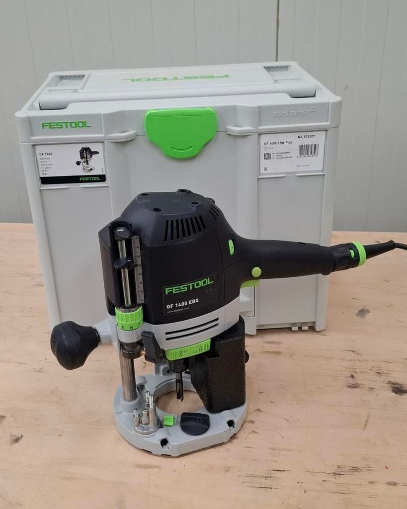 FESTOOL OF1400 bovenfrees, Ophalen, Zo goed als nieuw, Elektrisch, Bovenfrees