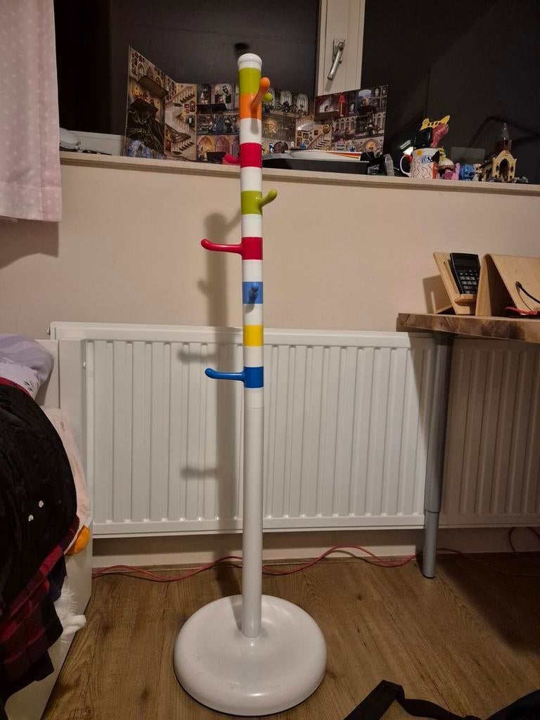 Vintage IKEA Kapstok, kleurrijk, KROGIK, Ophalen of Verzenden, Zo goed als nieuw, Wandkapstok, Minder dan 100 cm