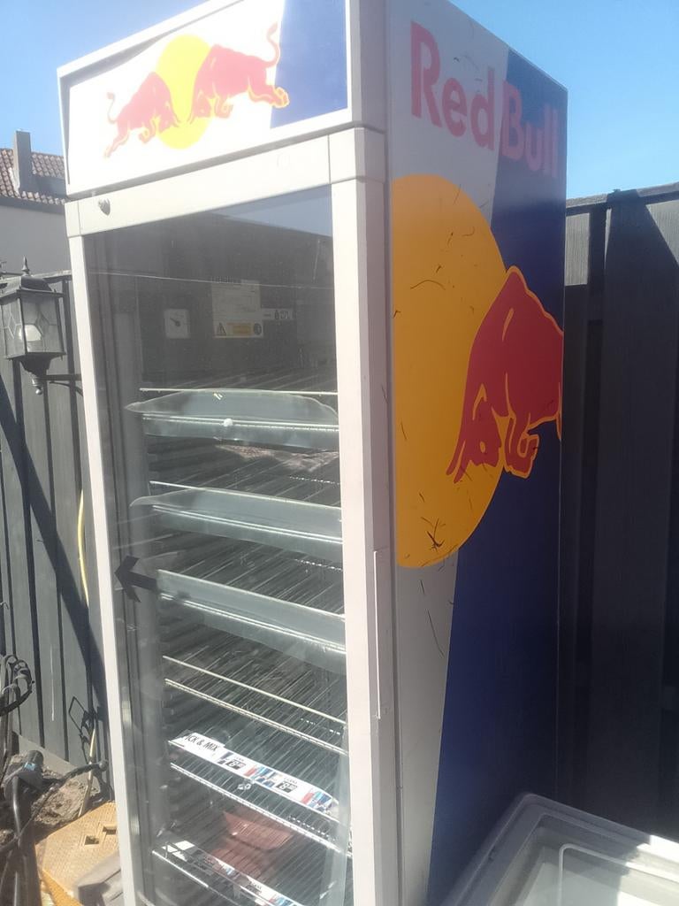 Red Bull koelkast - Perfect voor drankjes, 100 tot 150 liter, Ophalen of Verzenden, 140 tot 160 cm, 45 tot 60 cm