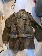 Oude leren motorjas militaria. Ww2 ?, Verzamelen, Militaria | Tweede Wereldoorlog, Ophalen of Verzenden, Nederland