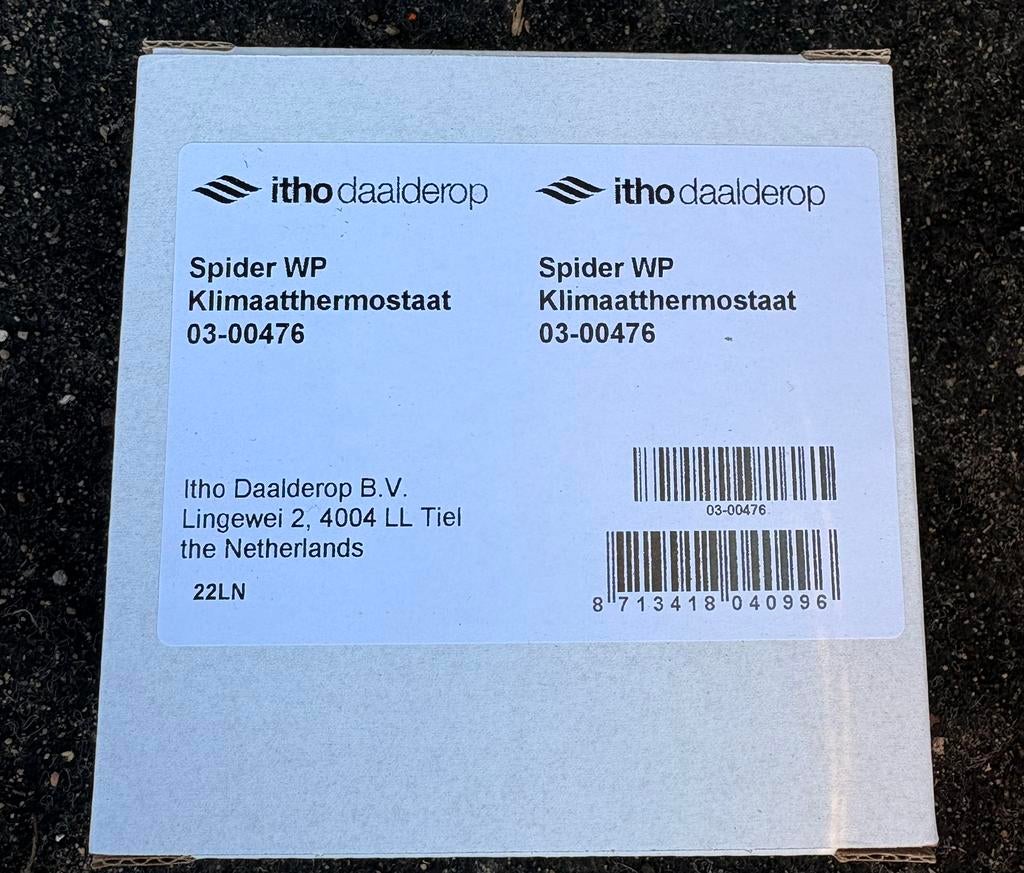 Itho Daalderop WP klimaatthermostaat., Verzenden, Slimme thermostaat, Nieuw