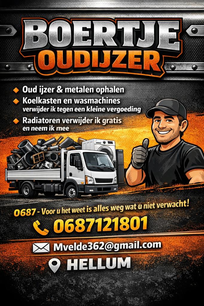 Gezocht OUDIJZER&METALEN, Hobby en Vrije tijd, Overige Hobby en Vrije tijd, Gebruikt, Ophalen