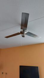 Zilverkleurige Plafondventilator 50cm - Zomer/Winterstand, Ophalen of Verzenden, Gebruikt, Plafondventilator