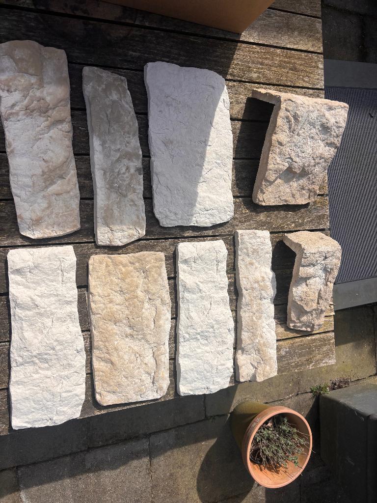 steenstrips Méditerranée look, Doe-het-zelf en Verbouw, Ophalen, Nieuw, Natuurstenen