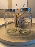 Glazen potten met deksel, Ophalen, Zo goed als nieuw, Glas, Pot, Bus of Blik