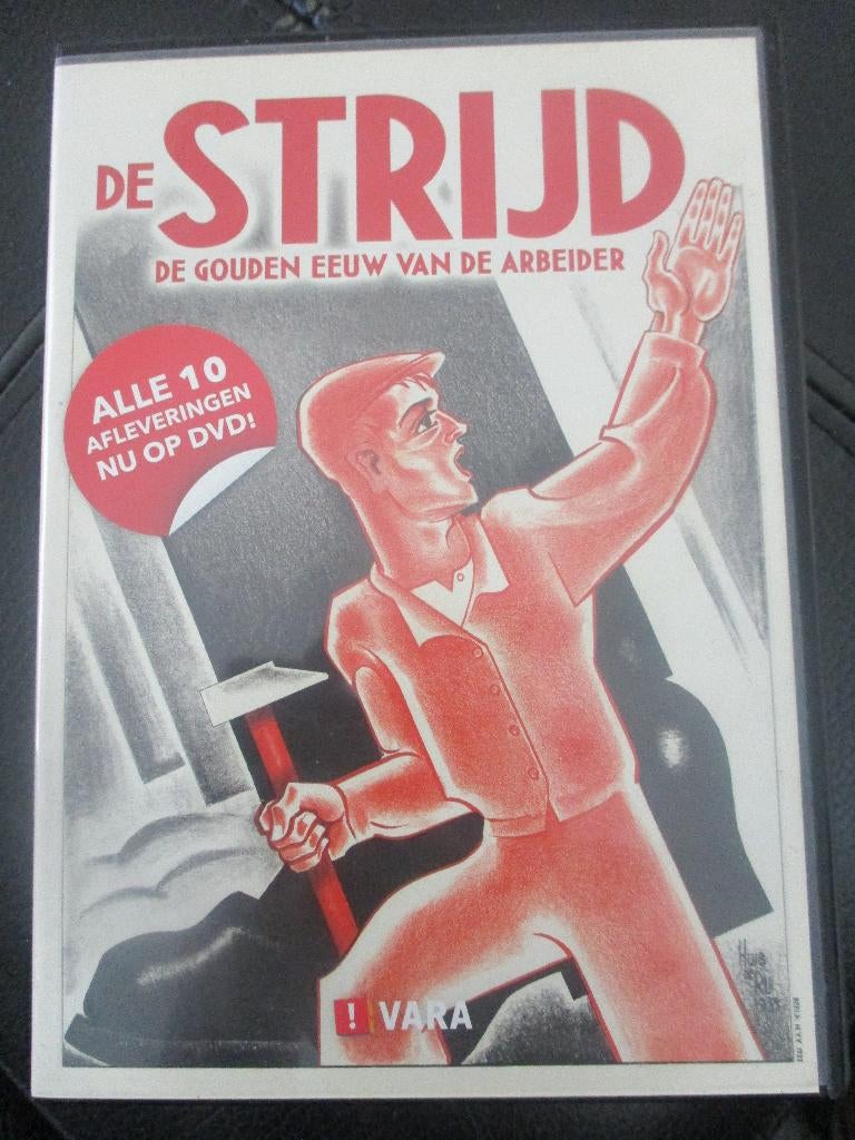 De Strijd   De Gouden Eeuw van de Arbeider dvd  2 disc, Alle leeftijden, Ophalen of Verzenden, Zo goed als nieuw, Politiek of Geschiedenis
