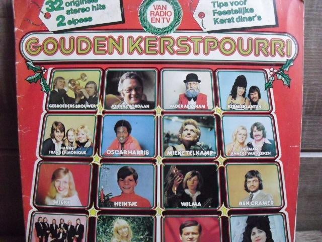 Gouden Kerstpourri dblLP, Cd's en Dvd's, Vinyl | Nederlandstalig, Ophalen of Verzenden, Gebruikt, 12 inch, Levenslied of Smartlap