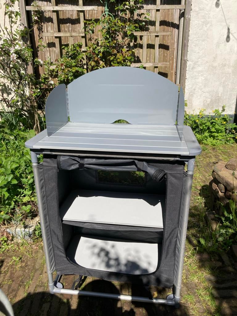 Obelink Campingkast met windscherm en zijvakken, Ophalen, Gebruikt, Campingkast