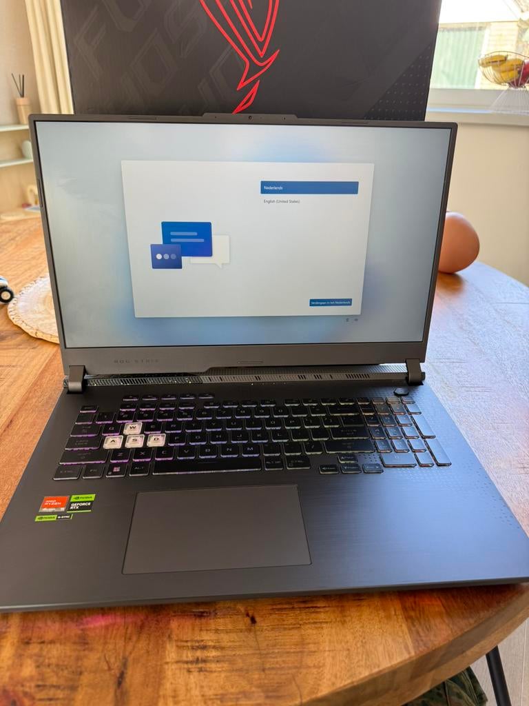 ASUS ROG Strix G17 Gaming Laptop – RTX 4060 – 16GB DDR5, Computers en Software, Windows Laptops, Met videokaart, Qwerty, Ophalen of Verzenden