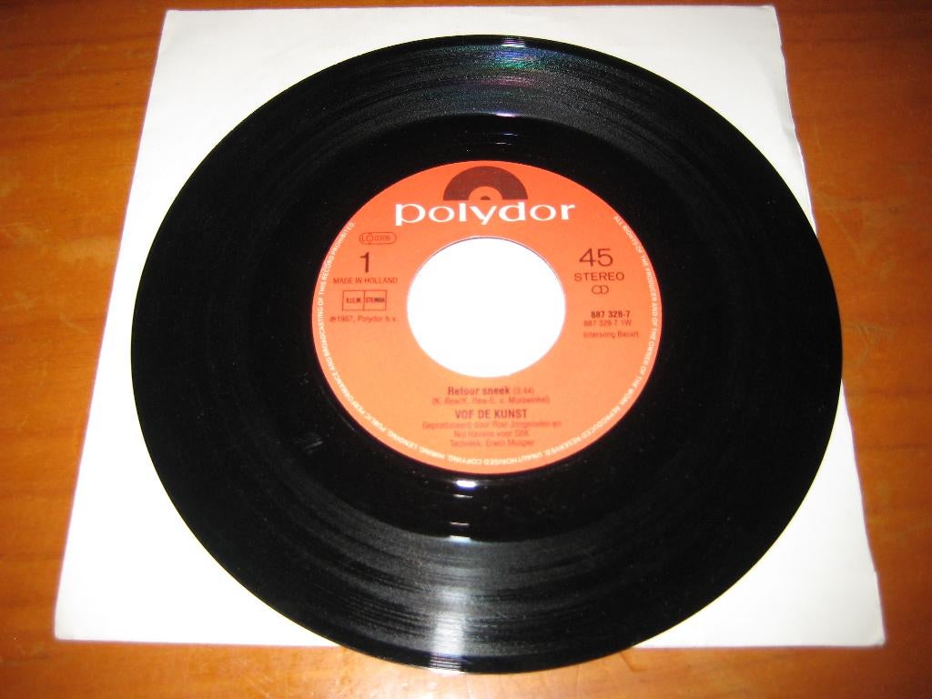 VOF De Kunst: Retour sneek, Ophalen of Verzenden, Zo goed als nieuw, Nederlandstalig, Single