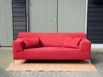 Design on Stock Bloq | 2,5-zits Design bank Rood | Sofa, Tweepersoons, 75 tot 100 cm, Ophalen of Verzenden, Zo goed als nieuw