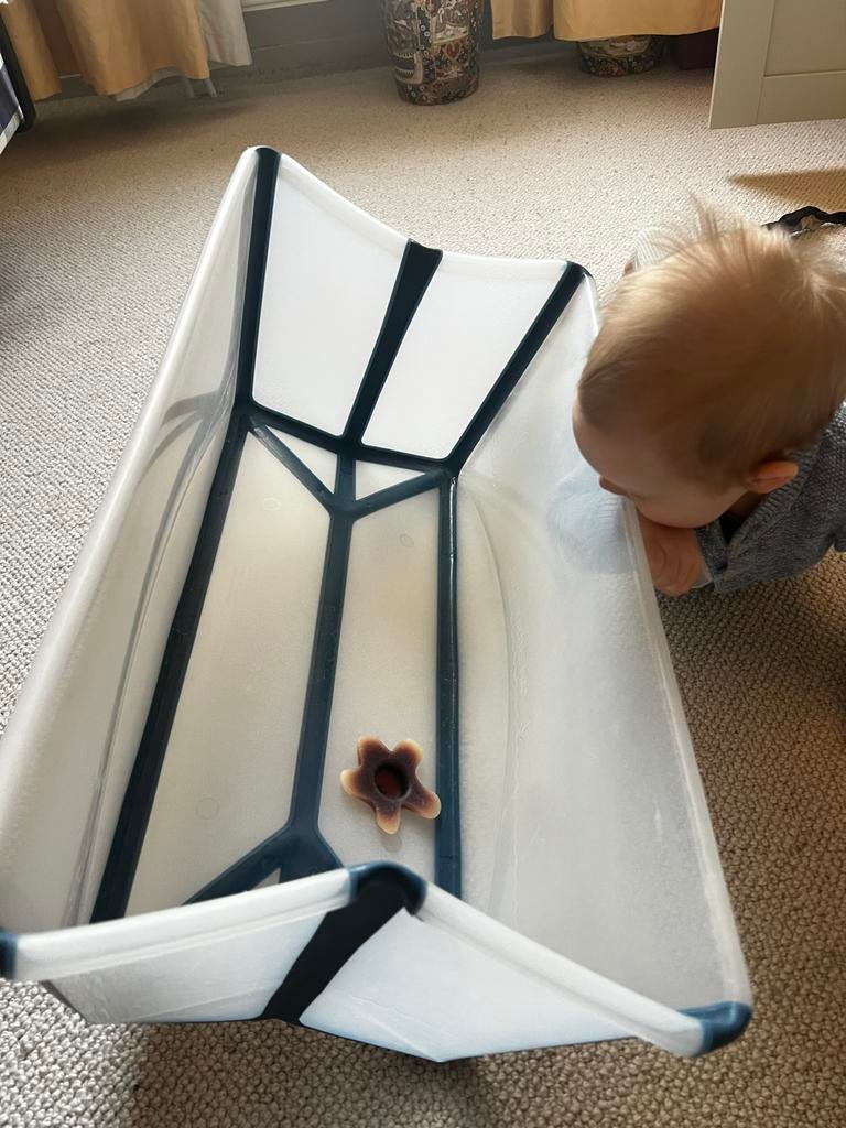 Stokke babybadje Flexi Bath, Kinderen en Baby's, Badjes en Verzorging, Zo goed als nieuw, Badje, Overige merken, Standaard, Ophalen