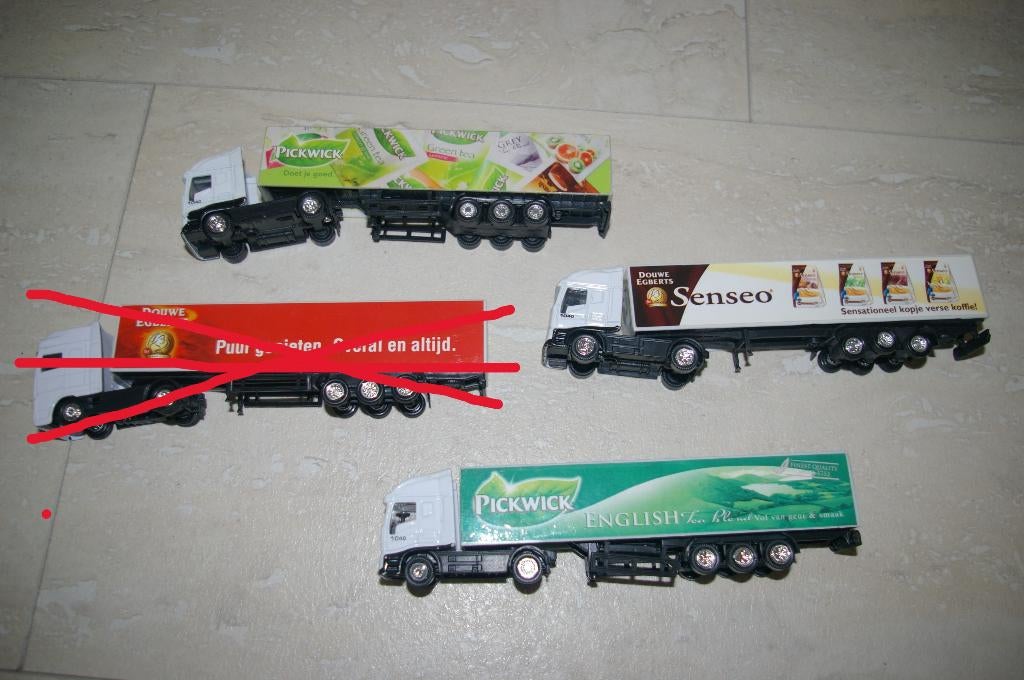 Diverse reclame vrachtwagens., Verzamelen, Ophalen of Verzenden