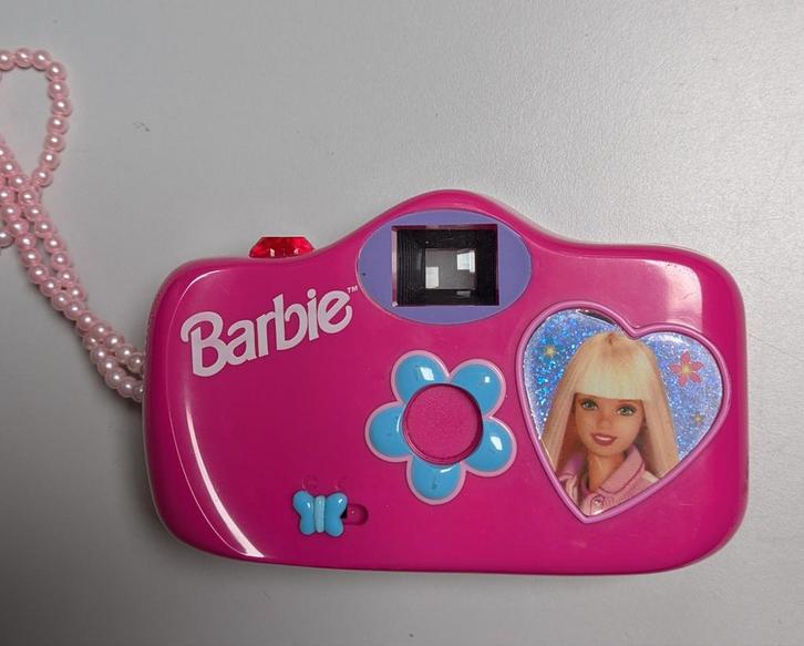 Vintage Barbie fototoestel - Werkt met gewone fotorolletjes, Audio, Tv en Foto, Fotocamera's Analoog, Gebruikt, Compact, Overige Merken