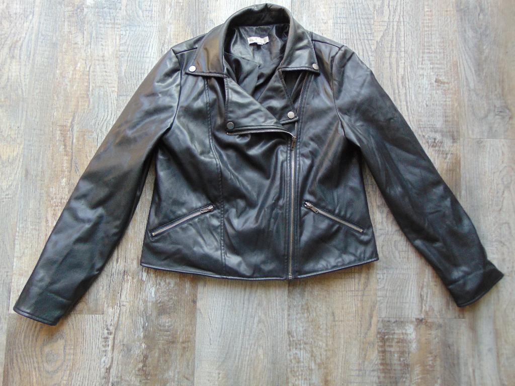 C&S jas zwart nepleer jasje maat L Frida Kahlo, Kleding | Dames, C&S, Zwart, Maat 42/44 (L), Ophalen of Verzenden