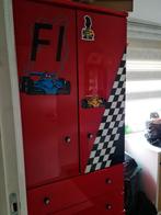 Rode kast met raceauto decoratie, Ophalen of Verzenden