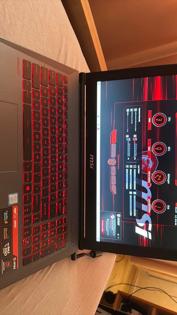 MSI Gaming Laptop – i7 / GTX 1060 / 16GB RAM / SSD, Ophalen, Zo goed als nieuw, 16 GB, 3 tot 4 Ghz