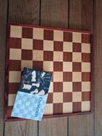 Schaakspel met houten schaakstukken en bord, Ophalen of Verzenden, Minder dan 500 stukjes, Schaken