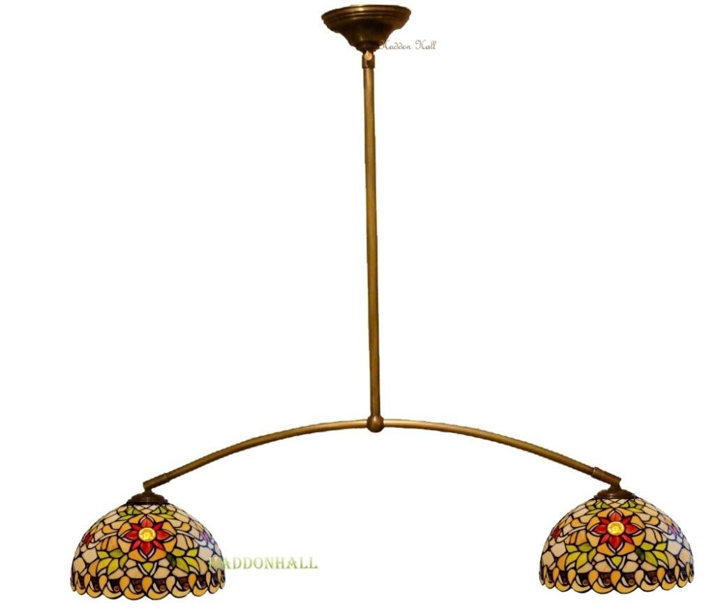 Hanglamp Tiffany Santana motief, Glas, Nieuw, Ophalen of Verzenden, Tiffany