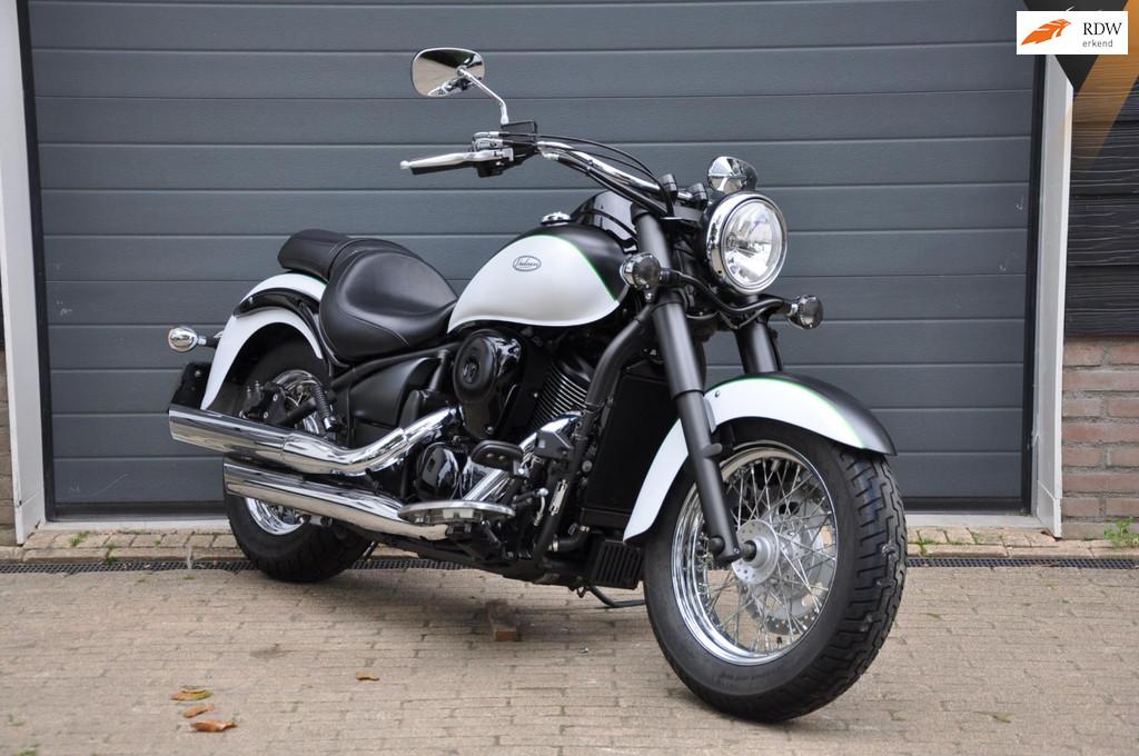 Kawasaki VN 900 Classic / Vulcan 900 met 5000 km! Als nieuw, Motoren, Motoren | Kawasaki, 903 cc, Chopper, Bedrijf, Info@witteveenmotoren.nl