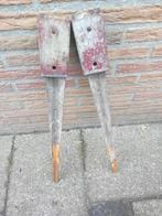 2 tuinpaalhouders binnenmaat 7.2 x7.2 cm, 75cm lang, Ophalen of Verzenden, Gebruikt, Overige typen