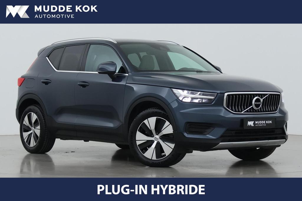 Volvo XC40 T4 Recharge Inscription | Leder | Keyless | Camer, Auto's, Volvo, Gebruikt, Euro 6, 129 pk, Blauw