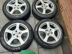 Te koop Toyota Yaris velgen 195/55 16 inch Steek 4x100., Auto-onderdelen, Ophalen, Gebruikt, 16 inch, Banden en Velgen
