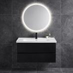 Modern Badkamermeubel 60 cm Zwart | Zwevend | Keramiek Nieuw, Huis en Inrichting, Badkamer | Badkamermeubels, Info@d-radiatoren.nl