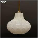 Boho vintage lamp Opaline Hanglamp, Ophalen, Gebruikt, Glas, Nb