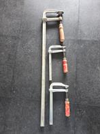 3 Bessey lijmtangen - Diverse maten, Doe-het-zelf en Verbouw, Gereedschap | Handgereedschap, Ophalen of Verzenden, Gebruikt