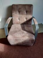 Stoel met staal, Ophalen of Verzenden, 50 tot 75 cm