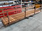 hardhouten brug bruggetje  140 breed en 550 cm lang, Ophalen, Nieuw