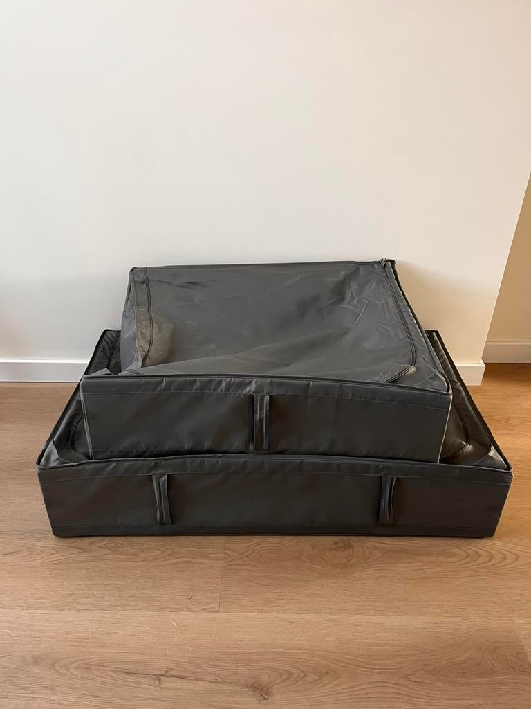 SKUBB IKEA opberger grijs 53x55x19 & 69x55x19 cm, Ophalen, 50 tot 100 cm, Zo goed als nieuw, Minder dan 100 cm