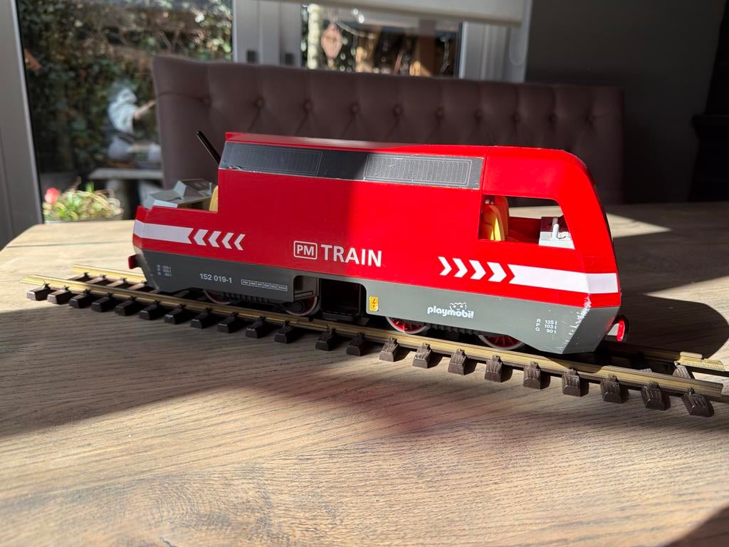 Playmobil RC goederentrein 4010 rode locomotief, Ophalen of Verzenden, Gebruikt, Los playmobil