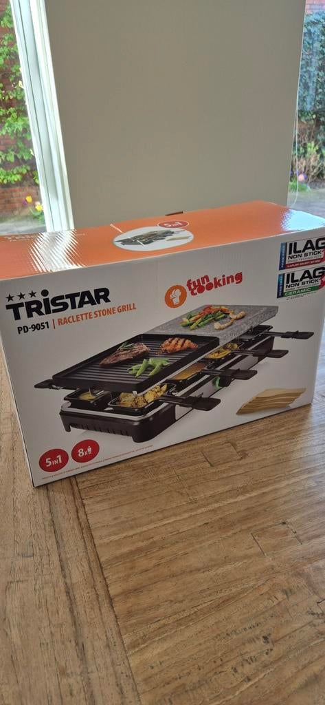 Tristar raclette steen grill, Ophalen of Verzenden
