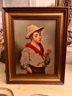 Olieverf portret schilderij, Ophalen of Verzenden