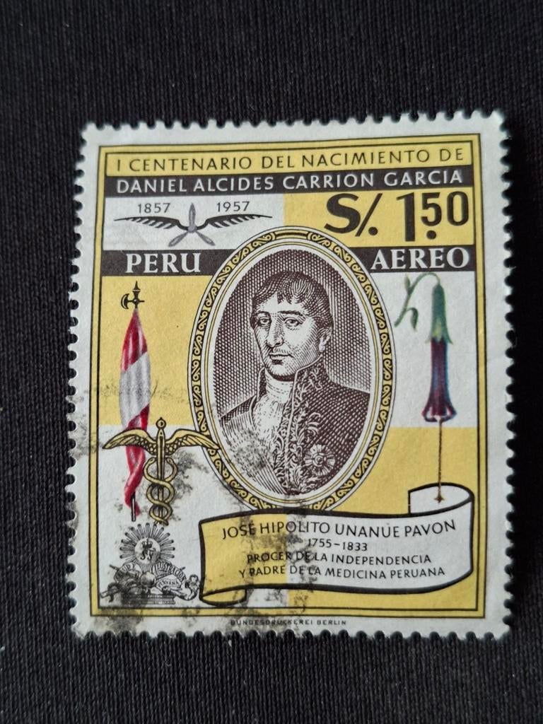 Peru, Ophalen of Verzenden, Gestempeld, Zuid-Amerika