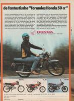 Retro reclame 1977 Honda SS50Z XL50 CB50 brommers, Verzenden, Overige typen