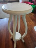Plantentafeltje, Huis en Inrichting, Tafels | Bijzettafels, Ophalen, Minder dan 55 cm, Gebruikt, Rond